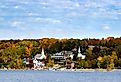 Ephraim, Wisconsin in the fall.