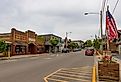 Downtown Swiss tourist village of Sugarcreek, Ohio. Image credit Dee Browning via Shutterstock