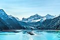 Whale watching in Glacier Bay, Alaska.