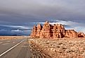 Drive through the scenic Byway 12 in Utah, USA