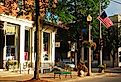 The downtown district of Bennington, Vermont. Image credit James Kirkikis via Shutterstock 
