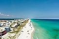 Aerial view of Navarre, Florida.