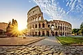 The Colosseum in Rome, Italy