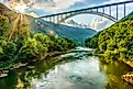 New River Gorge Bridge in West Virginia. (Editorial Credit: Malachi Jacobs / shutterstock.com)
