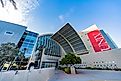Exterior view of the Lied Library of UNLV in Las Vegas, Nevada. Image credit: Kit Leong / Shutterstock.com.