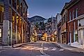 Downtown Historic Bisbee, Arizona - formerly a copper mining town. Editorial credit: Chris Curtis / Shutterstock.com