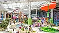 Nickelodeon Universe amusement park at the American Dreams mall. Largest indoor amusement park in the United States. East Rutherford, New Jersey. Editorial credit: JuliaDorian / Shutterstock.com