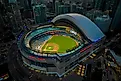 Aerial view of the Rogers Centre, Toronto, Ontario, Canada. Image credit: DatDroneGuy / Shutterstock.com