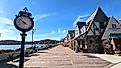 The Lake Mohawk Boardwalk in Sparta, New Jersey. Editorial credit: quiggyt4 via Shutterstock.com.