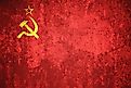 Flag of the Soviet Union. 