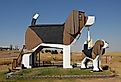 Dog Bark Park in Cottonwood, Idaho.