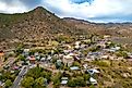 Aerial view of Jerome, Arizona.