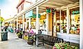 The Main Street in Fredericksburg, Texas, also known as "The Magic Mile." Editorial credit: ShengYing Lin / Shutterstock.com