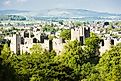 Ruins of Ludlow Castle in England