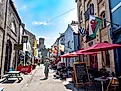 Residential street in Caernarfon town, Wales, United Kingdom. Photo credit: Marisa Estivill / Shutterstock.com