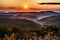 View from the Highland Scenic Highway in Pocahontas County, West Virginia.