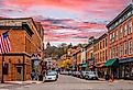 Historical Main Street in Galena, Illinois. Image credit Nejdet Duzen via Shutterstock.com