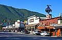 The charming downtown area of Jackson, Wyoming. Editorial credit: EQRoy / Shutterstock.com