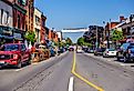 Main street in Gananoque, Ontario. Image credit Todamo via Shutterstock
