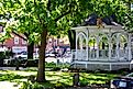 A bandstand in the town square in Keene, New Hampshire. Editorial credit: Andy Sutherland / Shutterstock.com