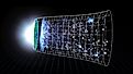A NASA visualization shows the universe expanding over 13.77 billion years, with dark energy causing expansion to speed up in more recent cosmic history. Image Credit: NASA’s Goddard Space Flight Center.