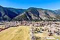 Overlooking Genoa, Nevada. 