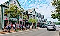 Bar Harbor, Maine, a coastal town. Editorial credit: Darryl Brooks / Shutterstock.com
