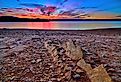 Sunset on Lake Blue Ridge at Morganton Point Campground in the Chattahoochee-Oconee National Forest, GA.