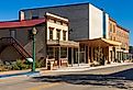 Main building of the Vesterheim Norwegian American Museum on the town main street in Iowa. Image credit: Steve Heap via Shutterstock.