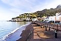 Beautiful cityscape of Sausalito Resort town for San Francisco people in North California USA West Coast of Pacific Ocean, San Francisco United States Landmark Travel Destination cityscape concept.