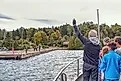 A ferry arriving at Isle Royale, Michigan. Image credit: Jacob Boomsma/Shutterstock