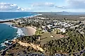 The town of Yamba, Australia