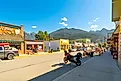 The beautiful downtown area of Kaslo, British Columbia, Canada.