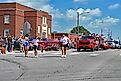 The Fourth of July Parade in Lebo, Kansas. Editorial credit: mark reinstein / Shutterstock.com