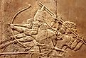 Remains of culture of past Sumerian civilization.
