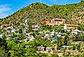 Scenic view of the mountain town of Jerome, Arizona.