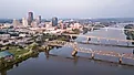 State Capitol city of Little Rock, Arkansas.