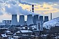 Power plants in Laziska, Poland. 