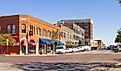 The old business district on Frank Phillips Boulevard in Bartlesville, Oklahoma. Image credit Roberto Galan via Shutterstock.