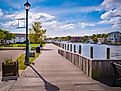The beautiful town of Mystic, Connecticut.