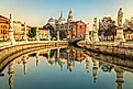 Padua, Italy at Prato della Valle at dusk. (Credit: Sean Pavone via Shutterstock)