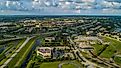 Aerial drone image of Port St. Lucie, Florida.