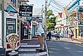 Commercial Street in Provincetown is home to a very eclectic range of stores, cafes and restaurants in massachusetts