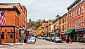 The Main Street in historic Galena, Illinois. Nejdet Duzen / Shutterstock.com.