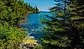 Isle Royale National Park in Lake Superior off Copper Harbor, Michigan.
