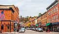 The Main Street in historic Galena, Illinois. Nejdet Duzen / Shutterstock.com.