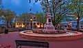  The Civil Memorial Statue in Bentonville, Arkansas. Editorial credit: RozenskiP / Shutterstock.com.