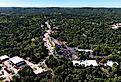 Overlooking Eureka Springs, Arkansas.