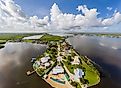 Matlacha, Florida aerial view