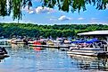 Keuka Lake in Penn Yan, New York. Editorial credit: PQK / Shutterstock.com.